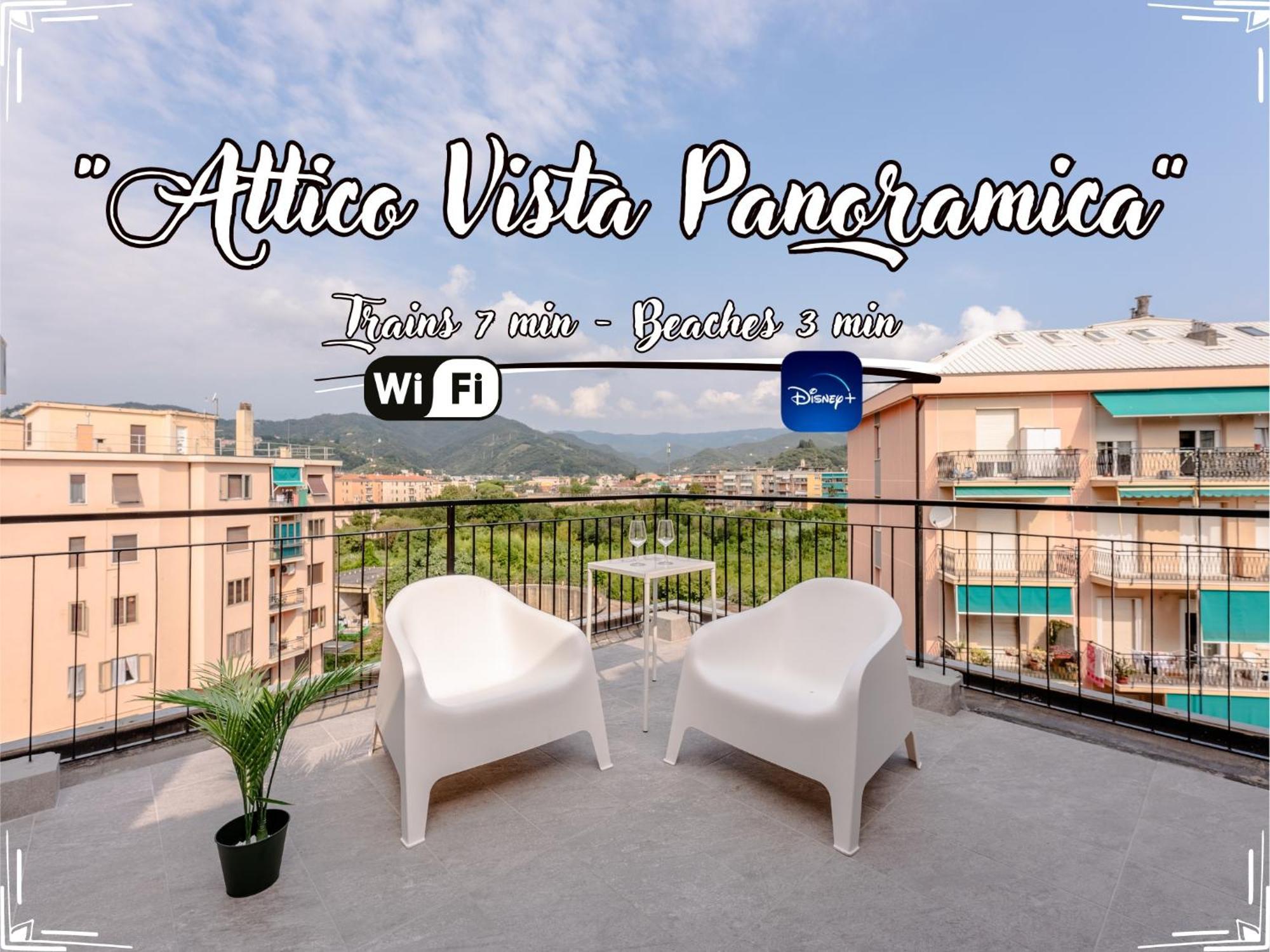 Penthouse Panoramic View - Sea 3Min - Ac - Wifi Daire Albisola Superiore Dış mekan fotoğraf